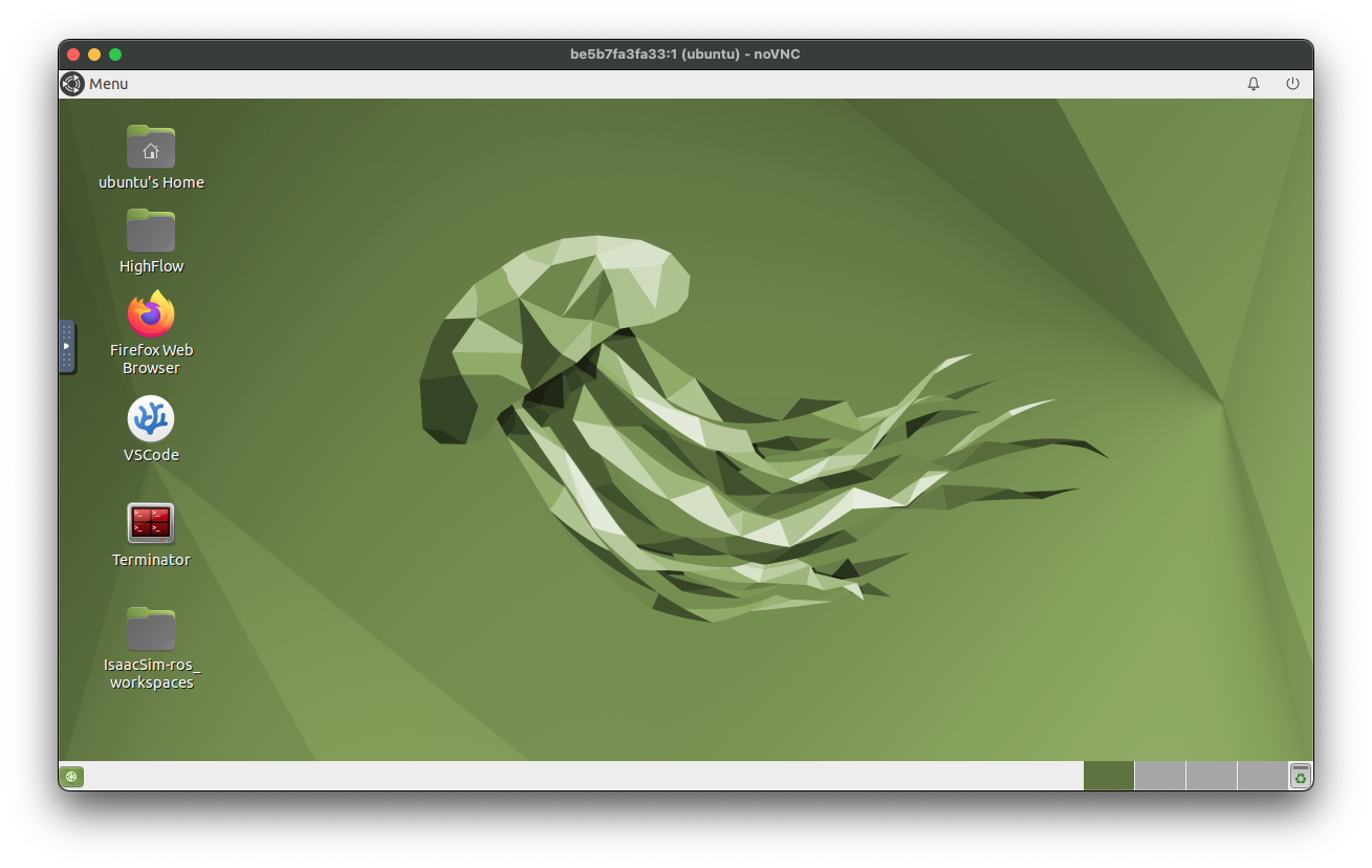 RobotVM Ubuntu Desktop